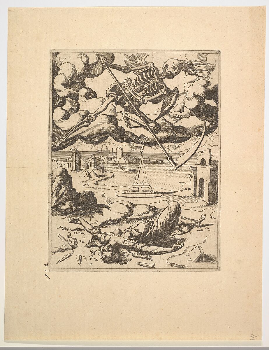 The Triumph of Death from The Triumphs of Petrarch, Attributed to Dirck Volckertsz Coornhert (Netherlandish, Amsterdam 1519/22–1590 Gouda), Etching 