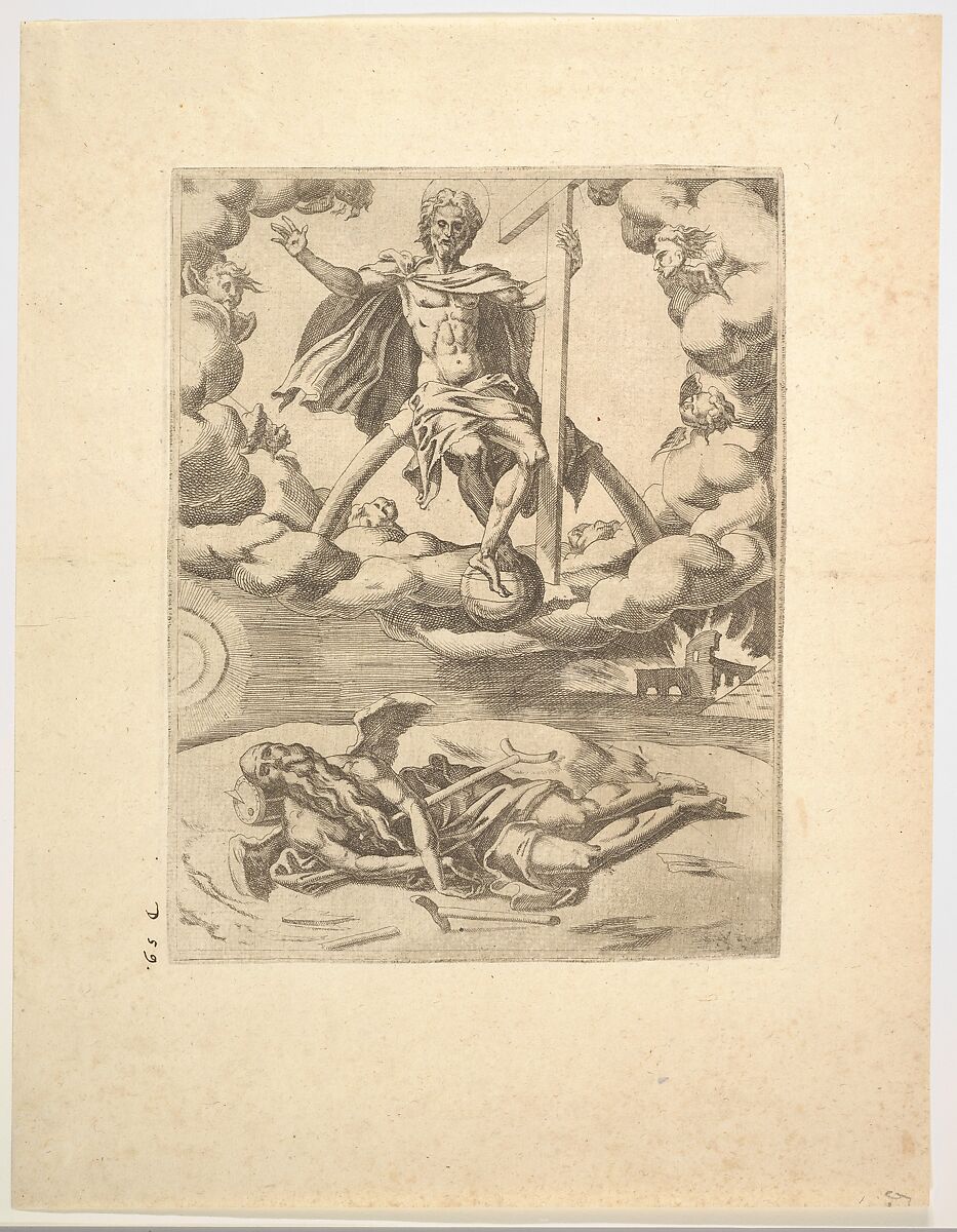 The Triumph of Divinity or Eternity from The Triumphs of Petrarch, Attributed to Dirck Volckertsz Coornhert (Netherlandish, Amsterdam 1519/22–1590 Gouda), Etching 