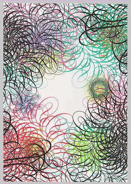 Black Holes, Ryan McGinness (American, born Virginia Beach, Virginia, 1972), A portfolio of three lithographs and one monoprint