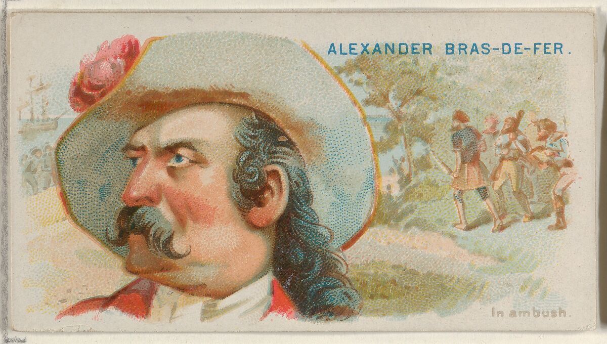 Allen & Ginter, Alexander Bras-de-Fer, In Ambush, from the Pirates of the  Spanish Main series (N19) for Allen & Ginter Cigarettes