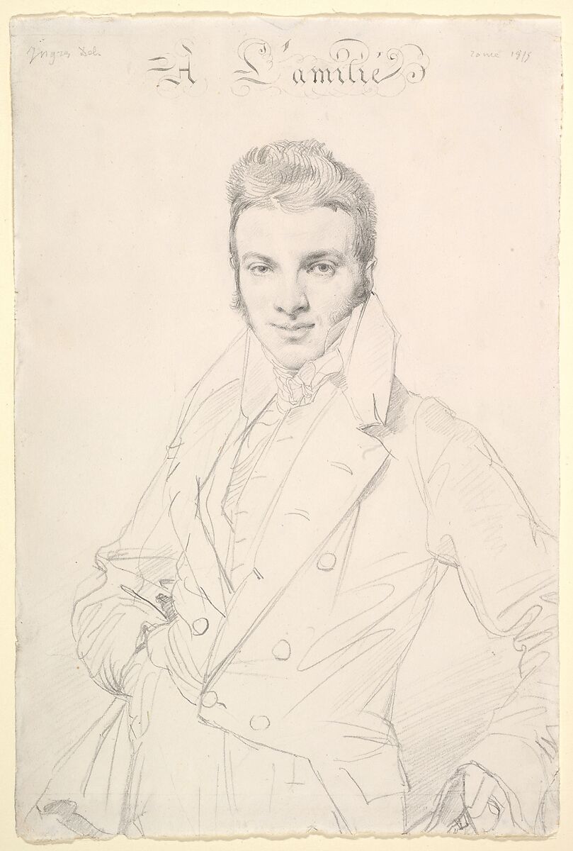 Jean-Joseph Fournier, Jean Auguste Dominique Ingres (French, Montauban 1780–1867 Paris), Graphite on wove paper 