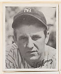 "Lefty" Gomez, Goudey Gum Company  American, Commercial lithograph
