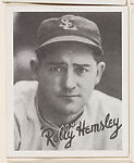 "Rolly" Hemsley, Goudey Gum Company  American, Commercial lithograph
