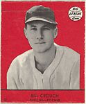 Bill Crouch, Phillies, Pitcher (Card #27, Red), Goudey Gum Company, Commercial color lithograph 
