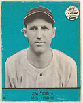 Jim Tobin, Bees, Pitcher (Card #30, Blue) from Goudey (R324) series