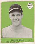 Chester Ross, Bees, Center & Left Outfielder (Card #31, Green) from Goudey (R324) series