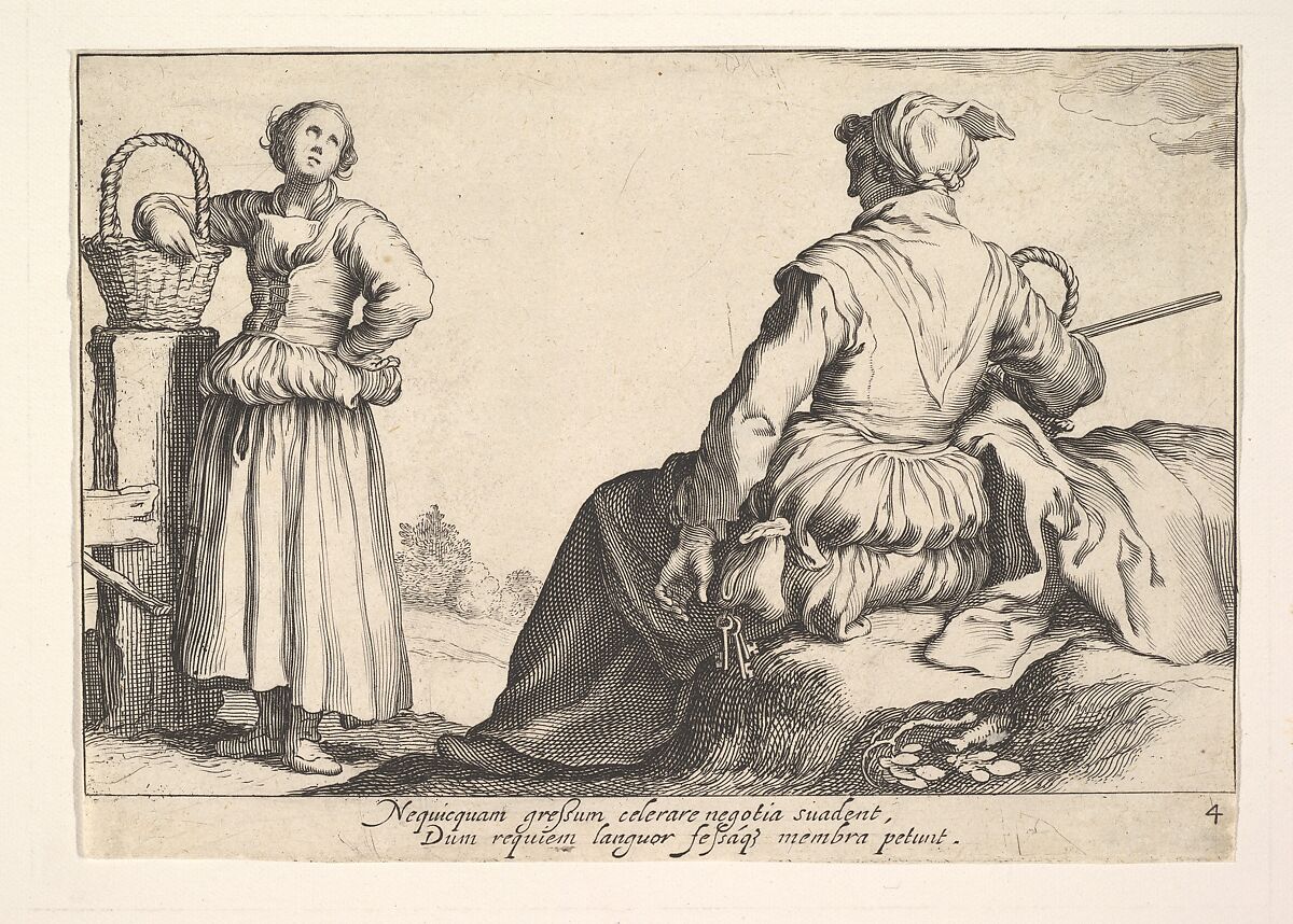 Pleasures of Occupation, Cornelis Bloemaert (Dutch, Utrecht 1603–?1684 Rome), Etching and engraving 