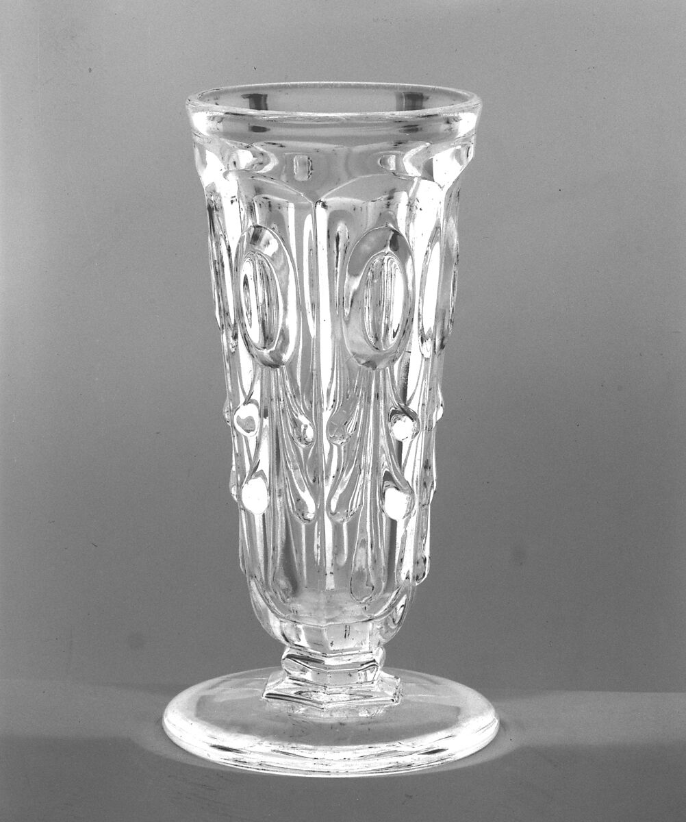 Ale Glass, Union Glass Company (American, Somerville, Massachusetts), Pressed glass, American 