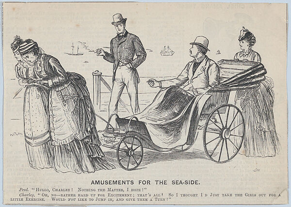 A Chiel Among Them (recto); Amusements for the Sea-side (verso) (Punch, or the London Charivari, September 20, 1873, pp. 113-14)