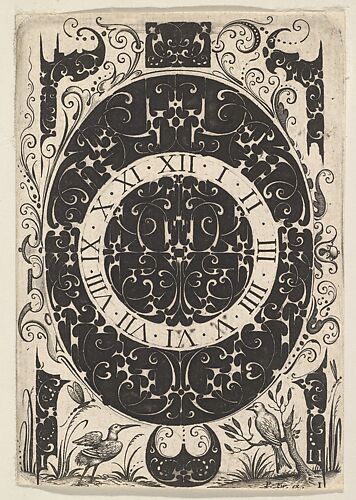 Oval Watchcase with Birds and Smaller Motifs