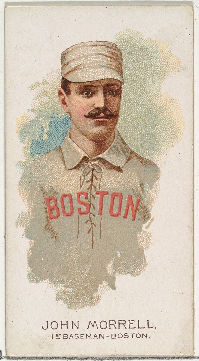 John Morrell, Baseball Player, 1st Baseman, Boston, from World's Champions, Series 2 (N29) for Allen & Ginter Cigarettes, Allen &amp; Ginter (American, Richmond, Virginia), Commercial color lithograph 