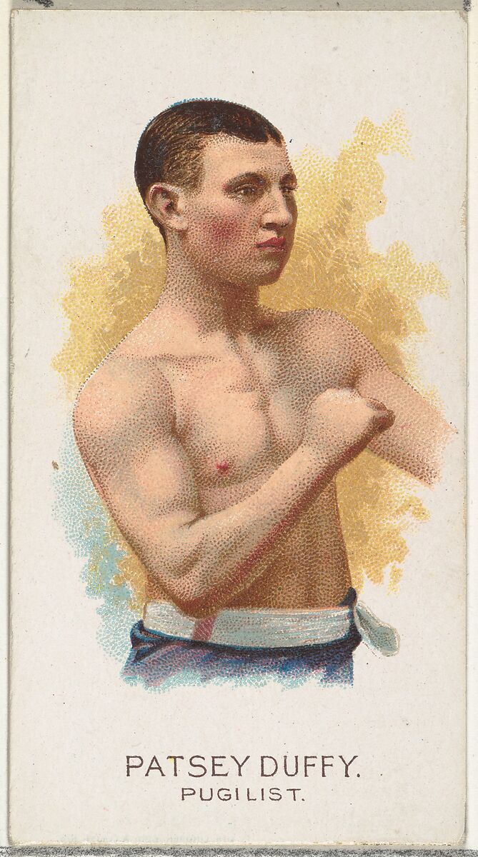 Patsey Duffy, Pugilist, from World's Champions, Series 2 (N29) for Allen & Ginter Cigarettes, Allen &amp; Ginter (American, Richmond, Virginia), Commercial color lithograph 