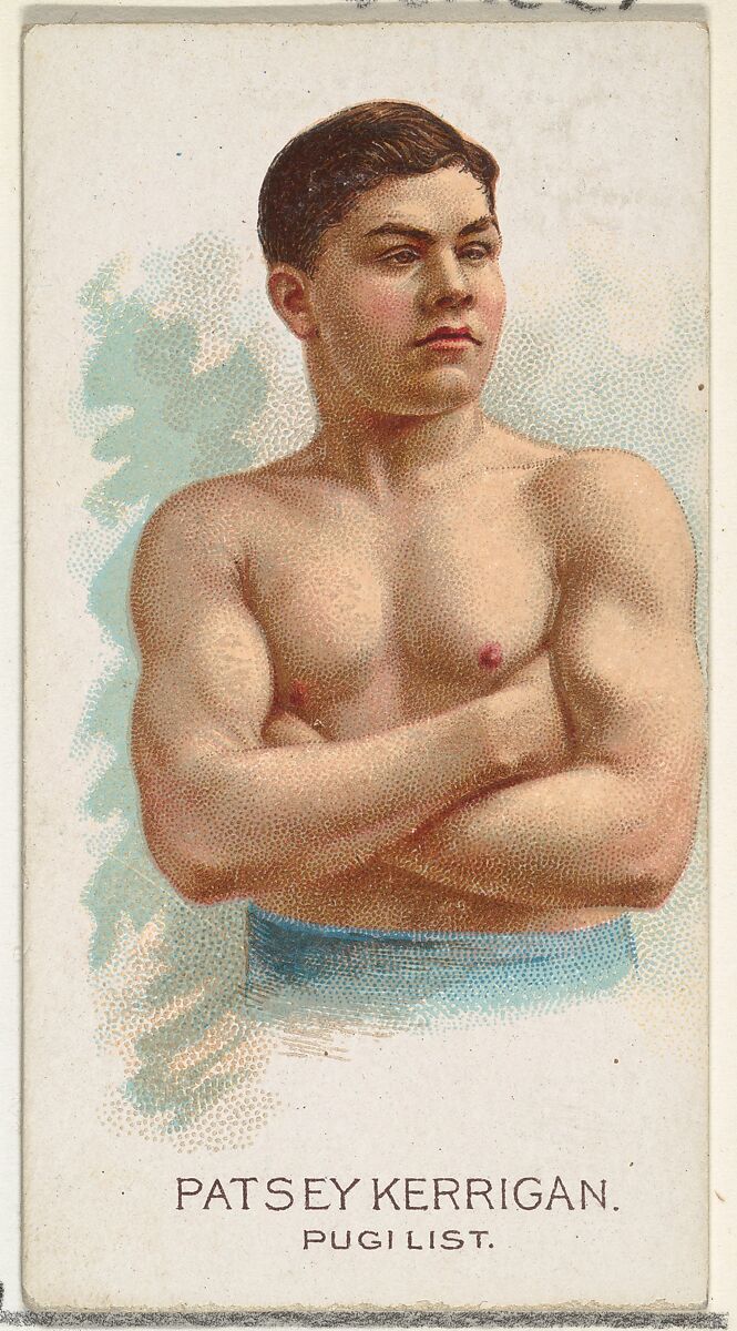Patsey Kerrigan, Pugilist, from World's Champions, Series 2 (N29) for Allen & Ginter Cigarettes, Allen &amp; Ginter (American, Richmond, Virginia), Commercial color lithograph 