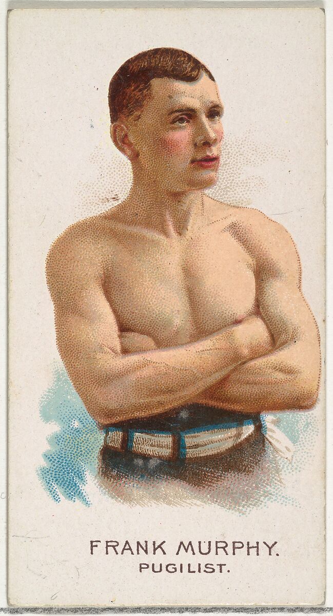 Frank Murphy, Pugilist, from World's Champions, Series 2 (N29) for Allen & Ginter Cigarettes, Allen &amp; Ginter (American, Richmond, Virginia), Commercial color lithograph 