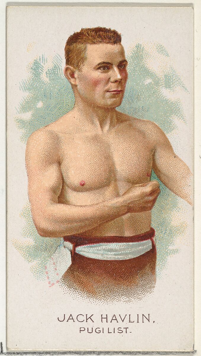 Jack Havlin, Pugilist, from World's Champions, Series 2 (N29) for Allen & Ginter Cigarettes, Allen &amp; Ginter (American, Richmond, Virginia), Commercial color lithograph 