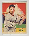 Jimmy Dykes, National Chicle Gum Company, Cambridge, Massachusetts, Commercial color lithograph
