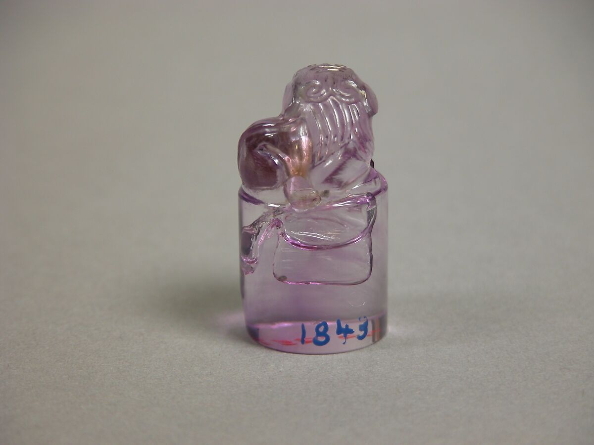 Seal, Amethyst, China