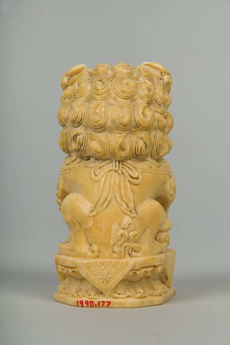 Seal with a Seated Lion, Ivory, China