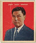 John (Jack) Dempsey, Ex-Heavyweight World's Champion, United States Caramel Company, Boston, Massachusettes, Commercial color lithograph