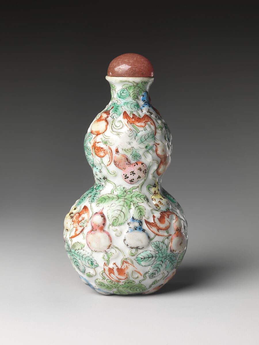 Snuff Bottle, Porcelain, China 