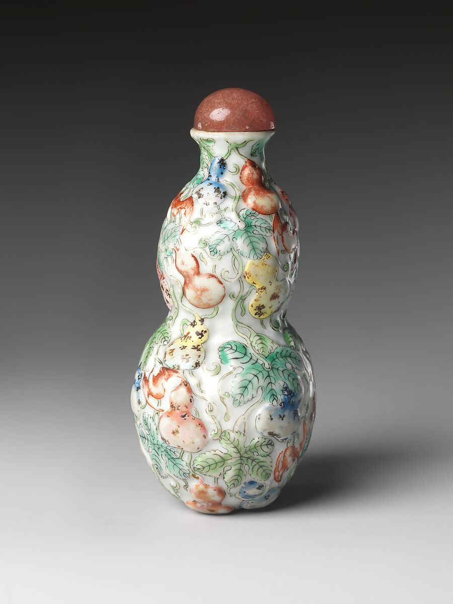 Snuff Bottle, Porcelain, China