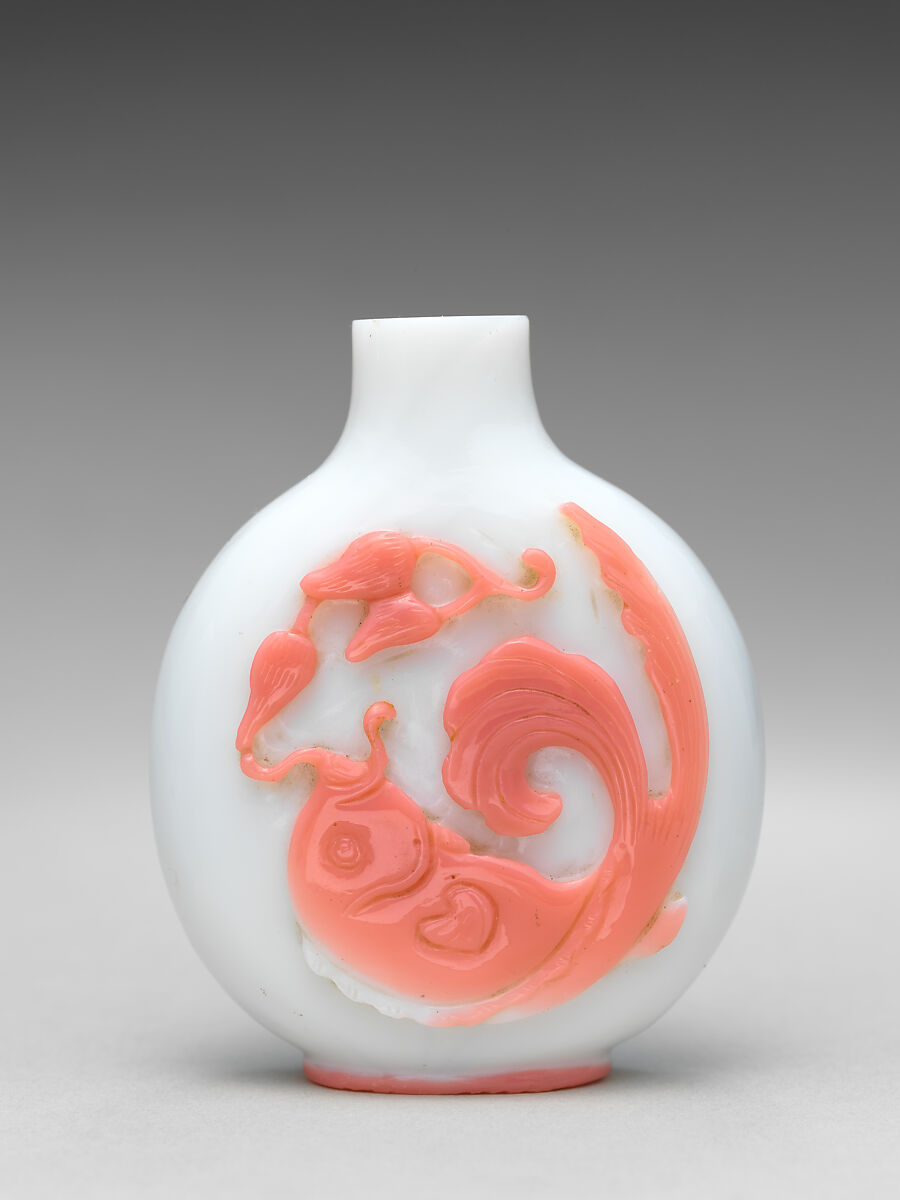 Snuff Bottle, Peking glass, China