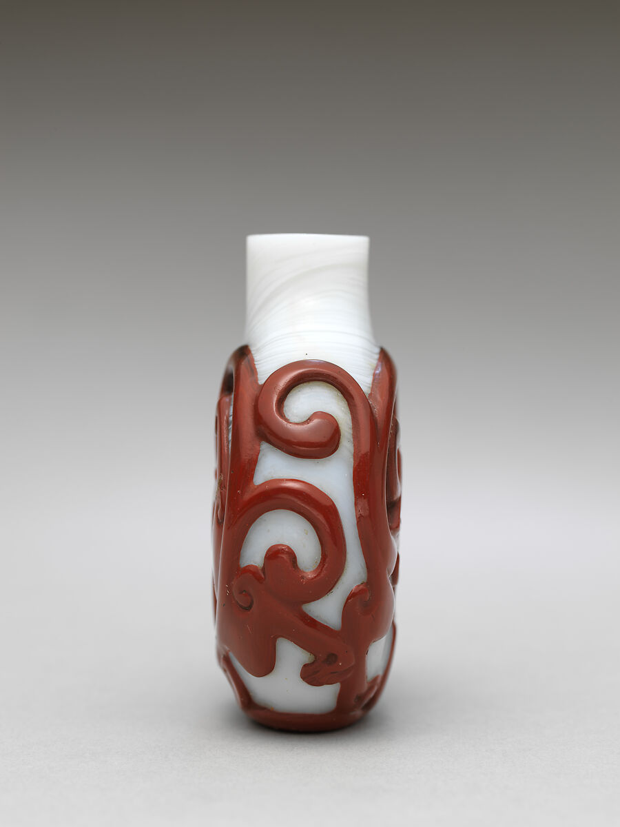 Snuff Bottle, Peking glass, China