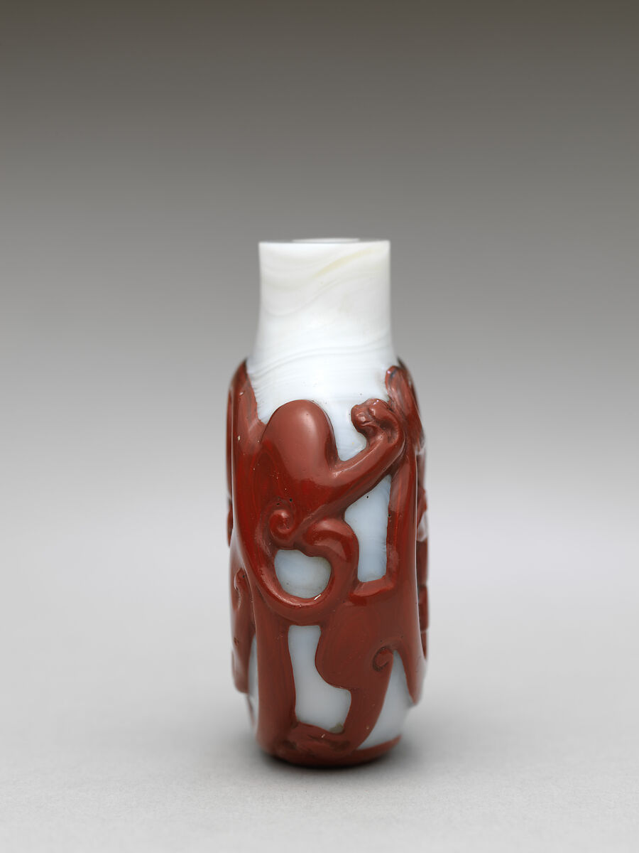 Snuff Bottle, Peking glass, China