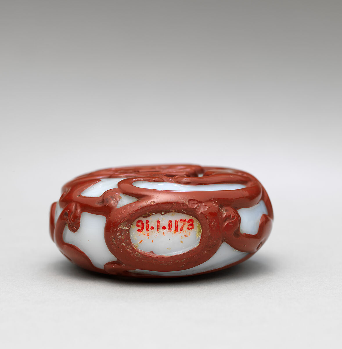 Snuff Bottle, Peking glass, China