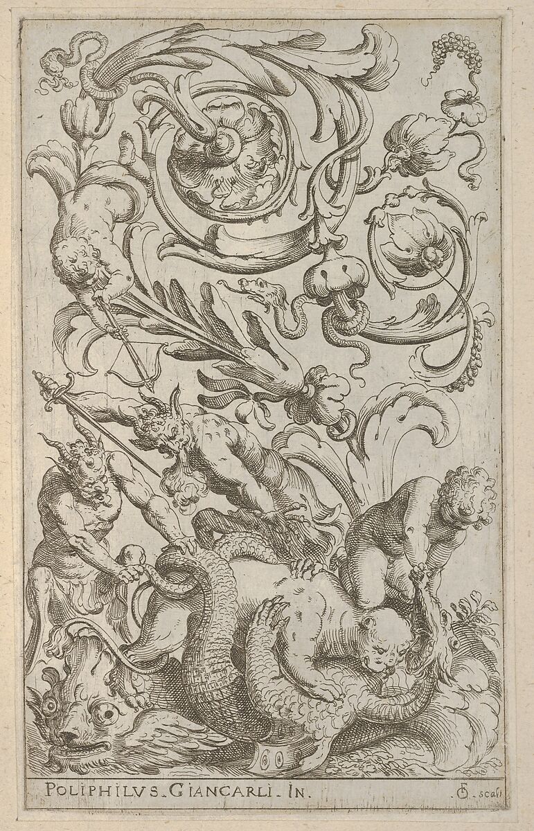 Disegni Varii di Polifilo Zancarli, Polifilo Giancarli (active in Venice ca. 1600–1625), Etching 