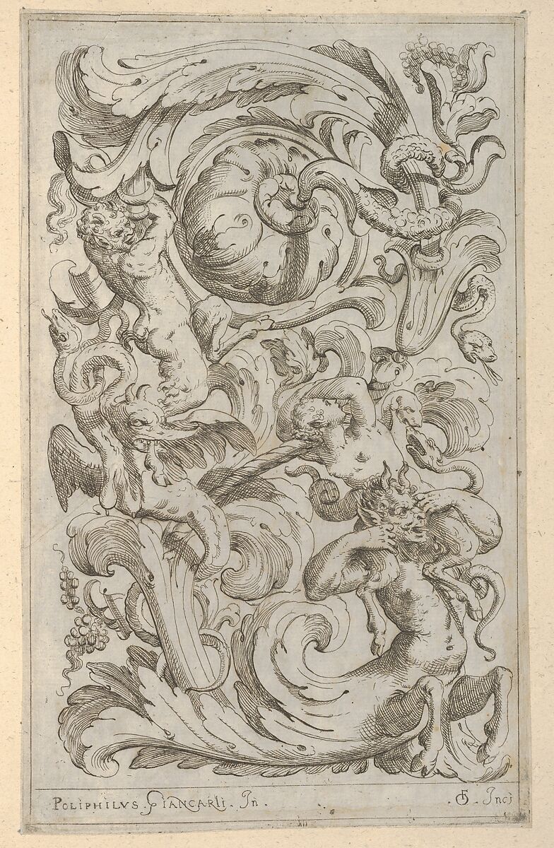 Disegni Varii di Polifilo Zancarli, Polifilo Giancarli (active in Venice ca. 1600–1625), Etching 