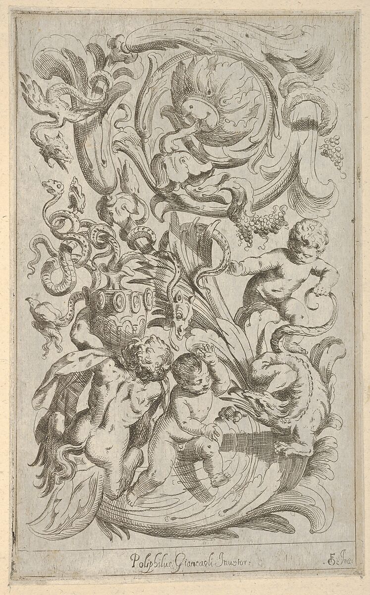 Disegni Varii di Polifilo Zancarli, Polifilo Giancarli (active in Venice ca. 1600–1625), Etching 