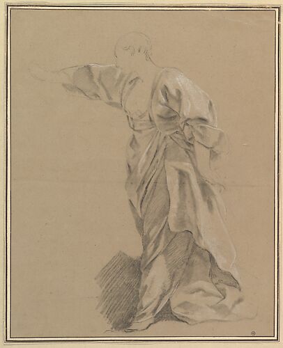 Drapery Study of a Woman with an Outstretched Arm