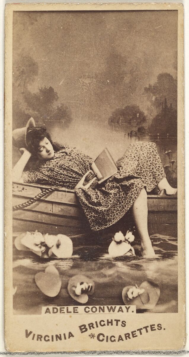 Adele Conway, from the Actors and Actresses series (N45, Type 1) for Virginia Brights Cigarettes, Issued by Allen &amp; Ginter (American, Richmond, Virginia), Albumen photograph 