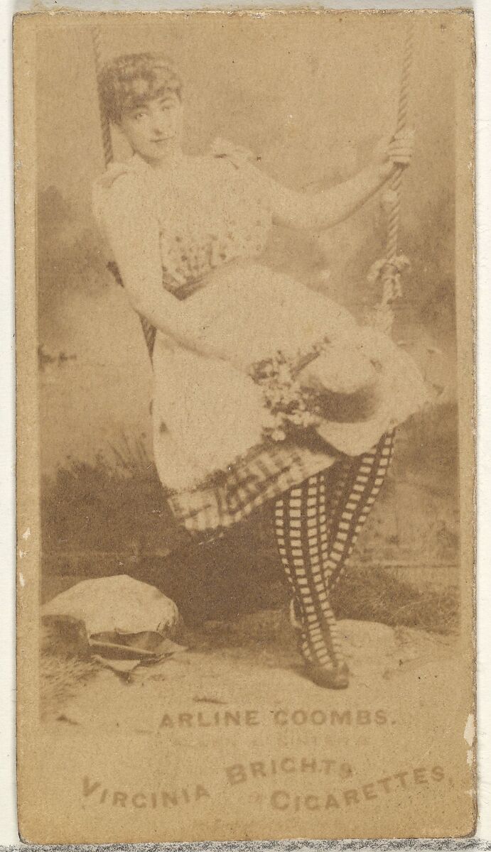 Arline Coombs, from the Actors and Actresses series (N45, Type 1) for Virginia Brights Cigarettes, Issued by Allen &amp; Ginter (American, Richmond, Virginia), Albumen photograph 