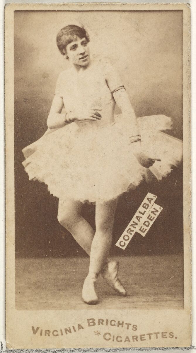 Cornalba, Eden, from the Actors and Actresses series (N45, Type 1) for Virginia Brights Cigarettes, Issued by Allen &amp; Ginter (American, Richmond, Virginia), Albumen photograph 