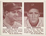 Buck Newsom, Hank Greenberg, Gum Products, Inc., Cambridge, Massachusettes, Commercial lithograph 