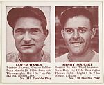 Lloyd Waner, Henry Majeski, Gum Products, Inc., Cambridge, Massachusettes, Commercial lithograph 