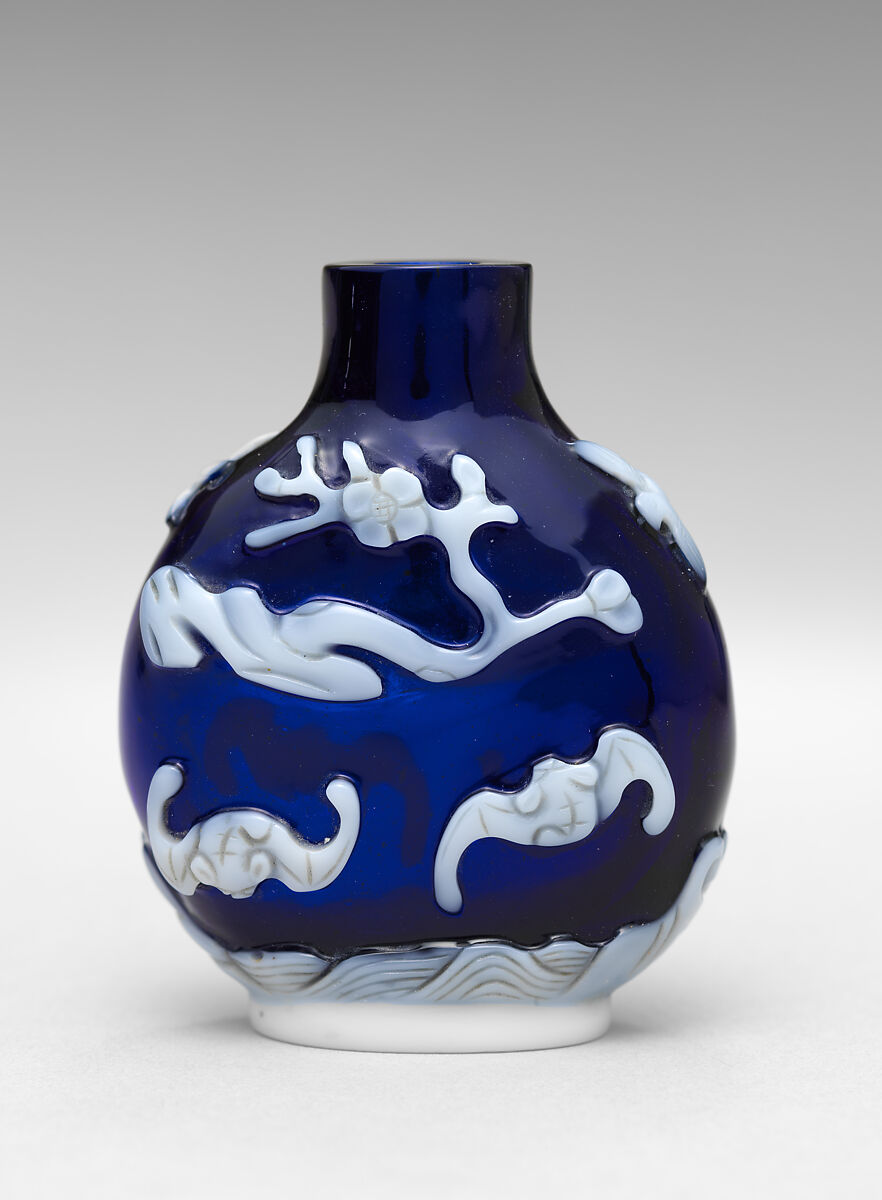 Snuff Bottle, Peking glass, China