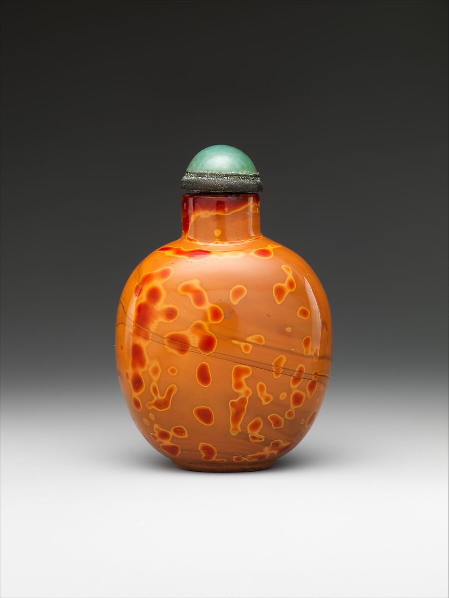 Snuff bottle, Glass, China
