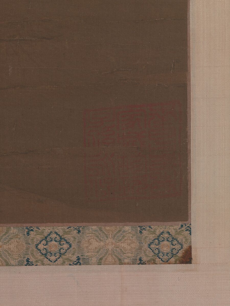 Crows in Old Trees, Luo Zhichuan (Chinese, active ca. 1300–30), Hanging scroll; ink and color on silk, China