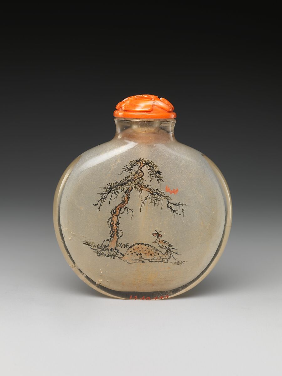 Snuff Bottle, Rock crystal, China 