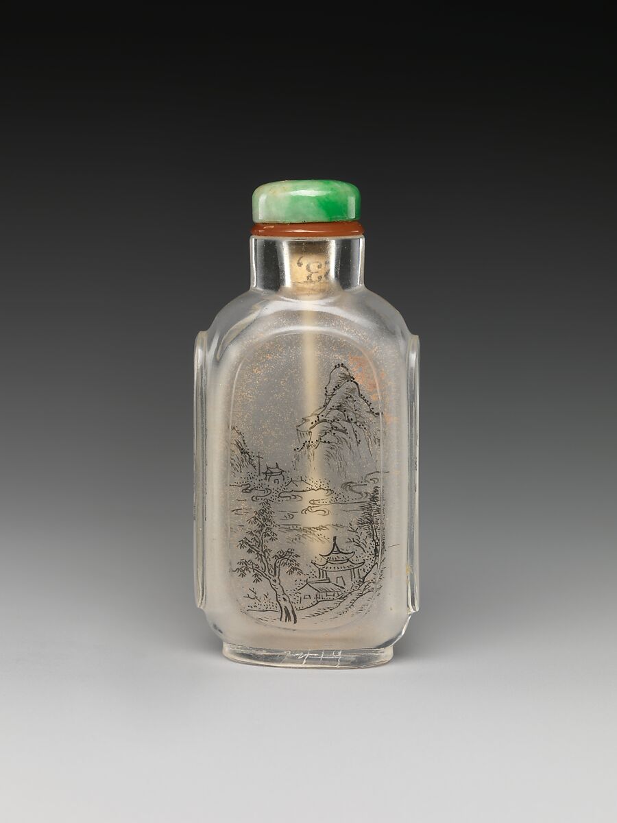 Snuff Bottle, Rock crystal, China 