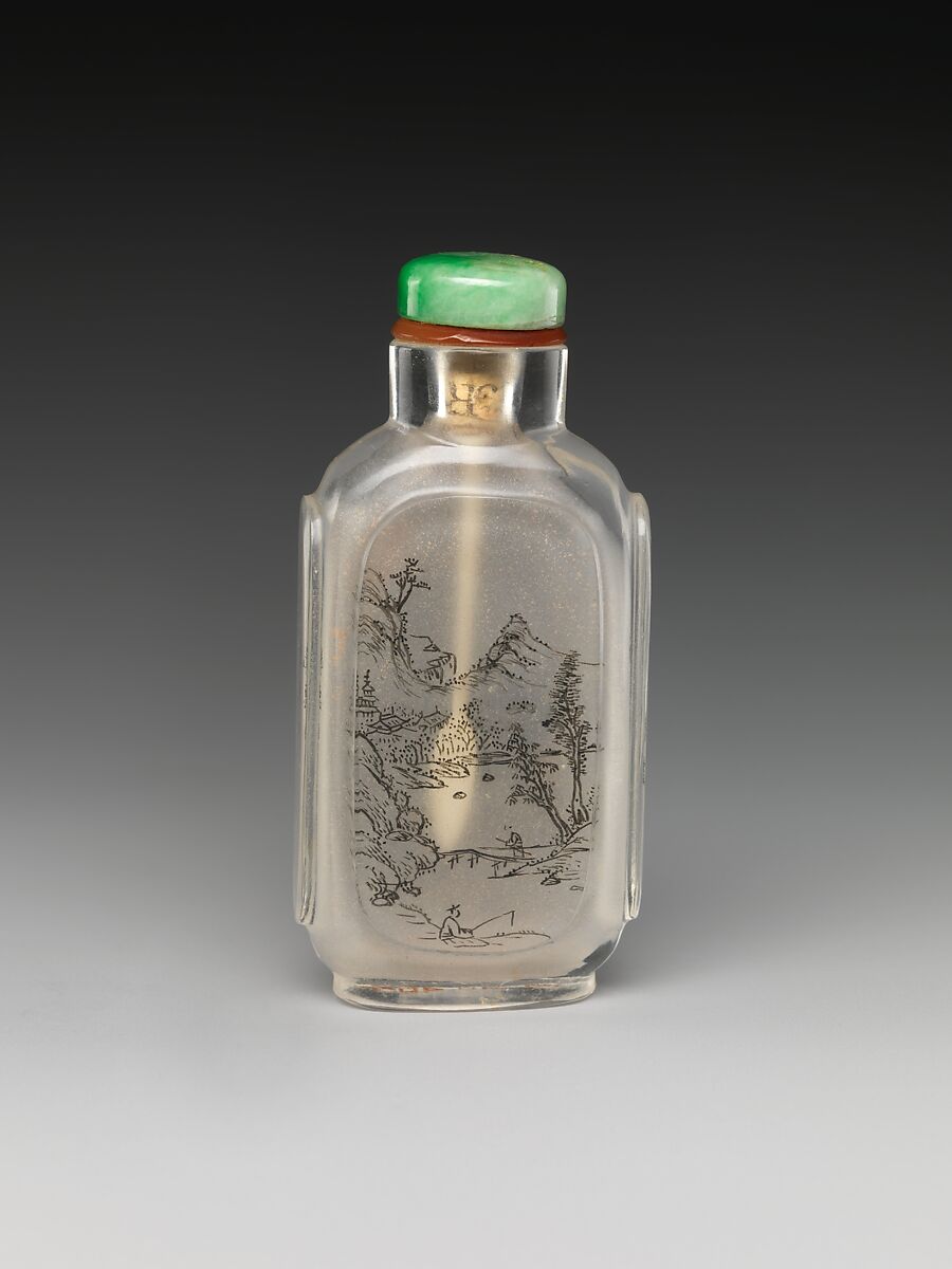 Snuff Bottle, Rock crystal, China