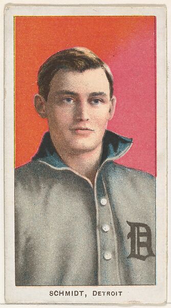 Schmidt, Detroit, American League, from the White Border series (T206) for the American Tobacco Company, Issued by American Tobacco Company, Commercial lithograph