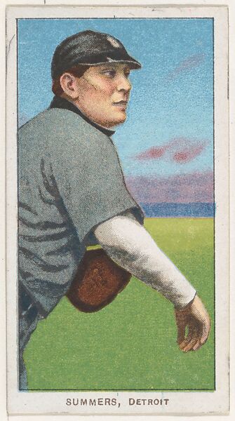 Summers, Detroit, American League, from the White Border series (T206) for the American Tobacco Company, Issued by American Tobacco Company, Commercial lithograph