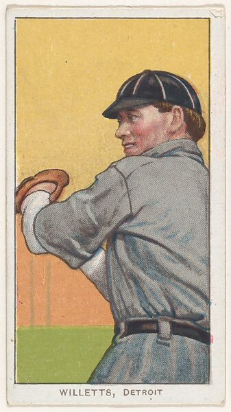 Willetts, Detroit, American League, from the White Border series (T206) for the American Tobacco Company, Issued by American Tobacco Company, Commercial lithograph