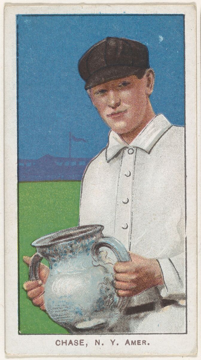 Chase, New York, American League, from the White Border series (T206) for the American Tobacco Company, Issued by American Tobacco Company, Commercial lithograph