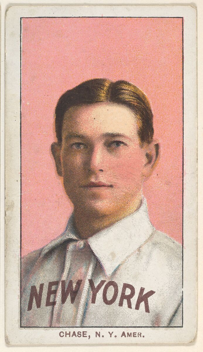 Chase, New York, American League, from the White Border series (T206) for the American Tobacco Company, Issued by American Tobacco Company, Commercial lithograph 