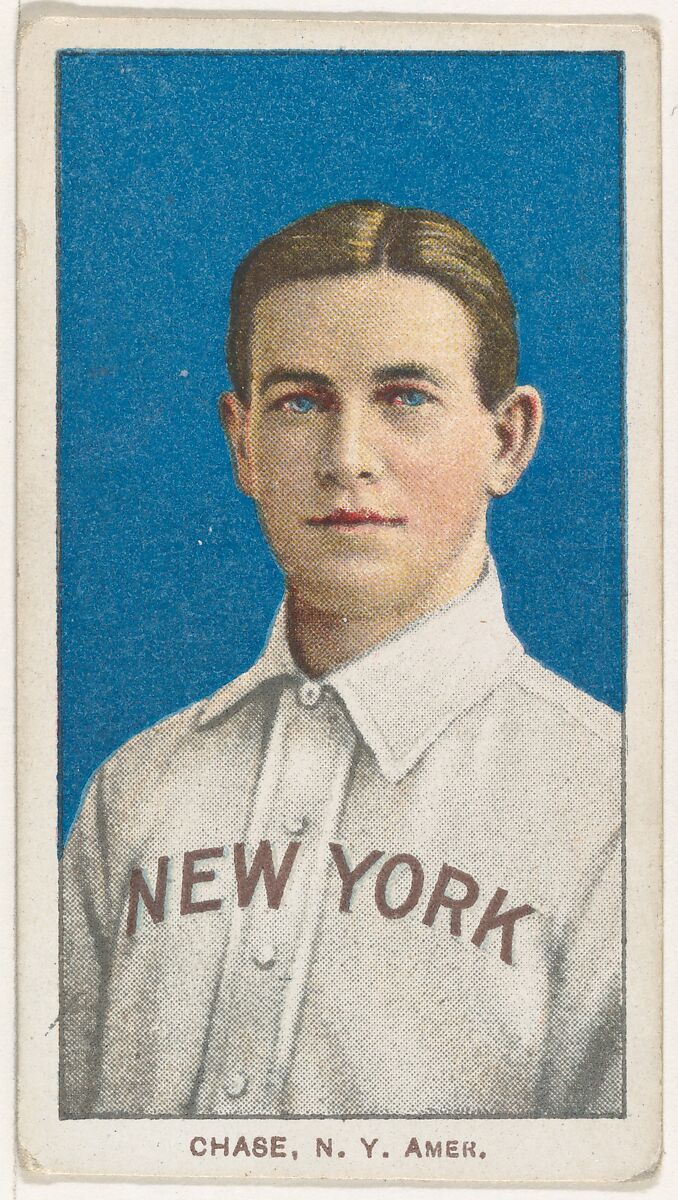 Chase, New York, American League, from the White Border series (T206) for the American Tobacco Company, Issued by American Tobacco Company, Commercial lithograph